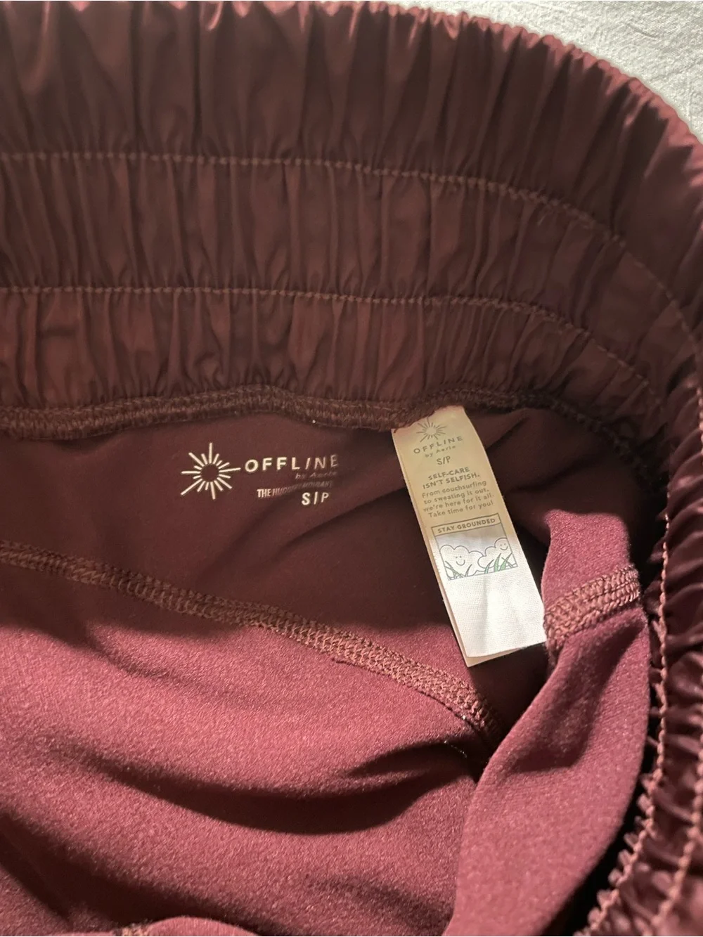 Aerie Burgundy Women’s Athletic Shorts with shorts